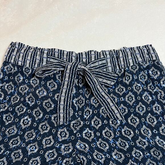 Liverpool Paper Bag Tie Front Porkchop Short Size 4/27 Casual Summer Vacation - Picture 6 of 13